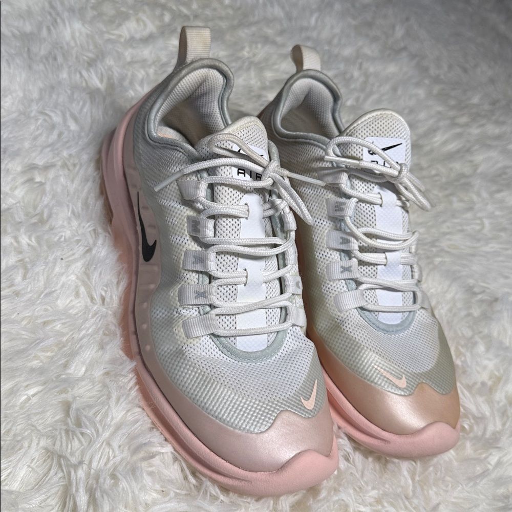 Nike White and Soft Pink Athletic Shoes